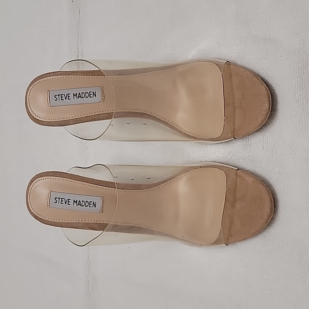 Steve Madden Clear Wedges
